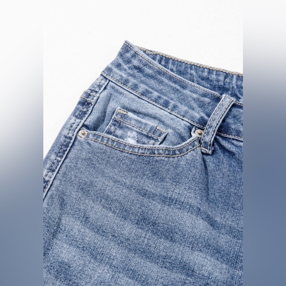 Distressed Blue Jeans - Picture 7 of 12